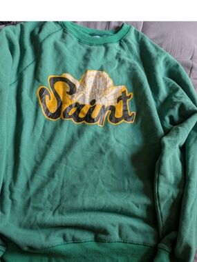 Saint Michael "Saint Angel" Crewneck In Vintage Green Size Xl
